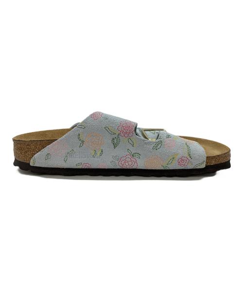 BIRKENSTOCK（ビルケンシュトック）BIRKENSTOCK (ビルケンシュトック) URBAN RESEARCH (アーバンリサーチ) サンダル ブルー サイズ:24の古着・服飾アイテム