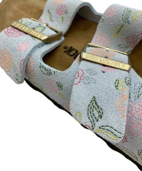 BIRKENSTOCK（ビルケンシュトック）BIRKENSTOCK (ビルケンシュトック) URBAN RESEARCH (アーバンリサーチ) サンダル ブルー サイズ:24の古着・服飾アイテム