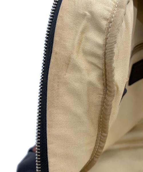 galletti（ガレッティ）Galletti (ガレッティ) ボーダーカラーレザーハンドバッグ ブラック×ブラウンの古着・服飾アイテム