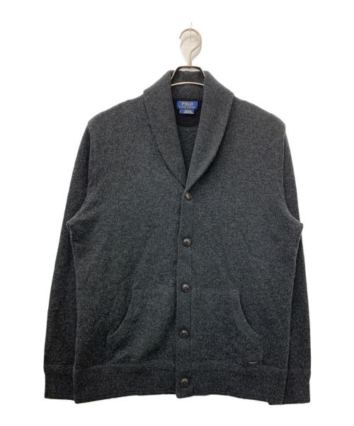 POLO RALPH LAUREN（ポロ・ラルフローレン）POLO RALPH LAUREN (ポロ・ラルフローレン) ショールカラーカーディガン ブラック サイズ:Lの古着・服飾アイテム