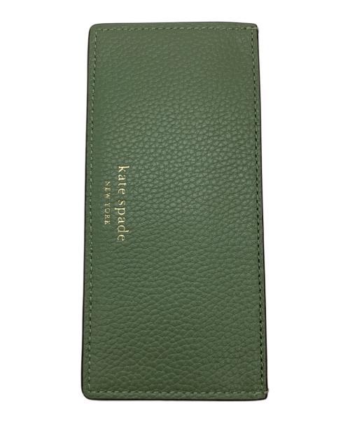 Kate Spade（ケイトスペード）Kate Spade (ケイトスペード) 長財布 グリーンの古着・服飾アイテム