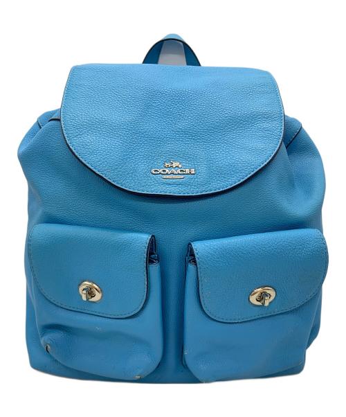 COACH（コーチ）COACH (コーチ) リュック ブルーの古着・服飾アイテム