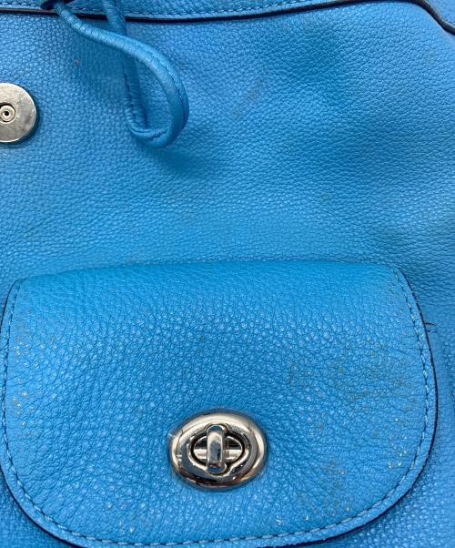 COACH（コーチ）COACH (コーチ) リュック ブルーの古着・服飾アイテム