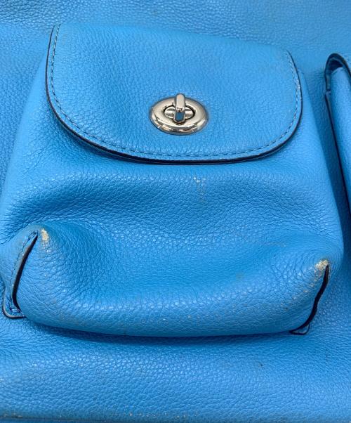 COACH（コーチ）COACH (コーチ) リュック ブルーの古着・服飾アイテム