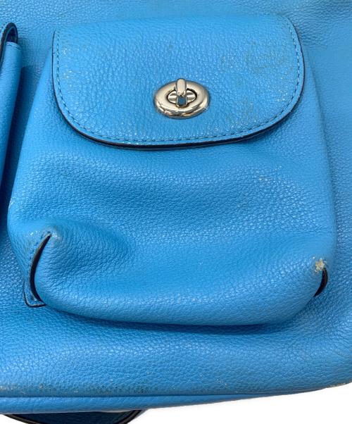 COACH（コーチ）COACH (コーチ) リュック ブルーの古着・服飾アイテム