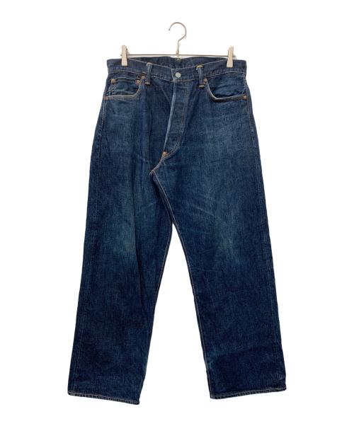 EVISU（エヴィス）EVISU (エヴィス) 2001 カモメペイントデニムパンツ インディゴ サイズ:W35×L35の古着・服飾アイテム