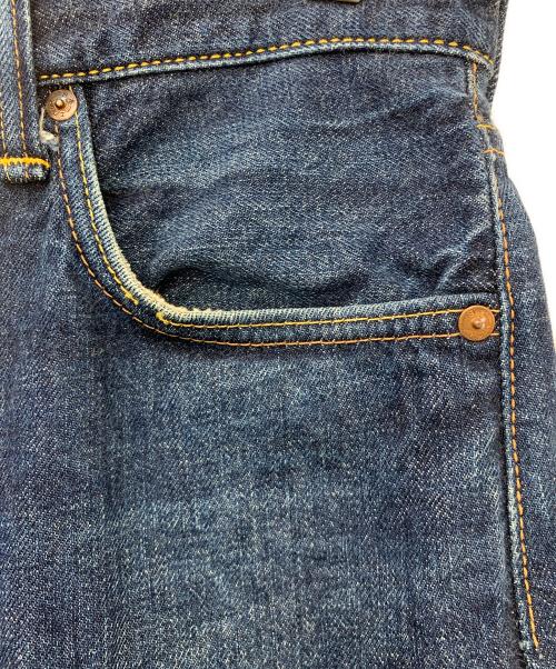 EVISU（エヴィス）EVISU (エヴィス) 2001 カモメペイントデニムパンツ インディゴ サイズ:W35×L35の古着・服飾アイテム