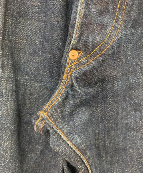 EVISU（エヴィス）EVISU (エヴィス) 2001 カモメペイントデニムパンツ インディゴ サイズ:W35×L35の古着・服飾アイテム