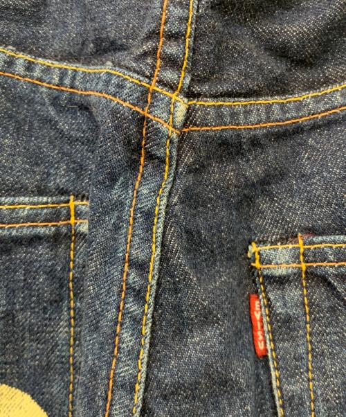 EVISU（エヴィス）EVISU (エヴィス) 2001 カモメペイントデニムパンツ インディゴ サイズ:W35×L35の古着・服飾アイテム