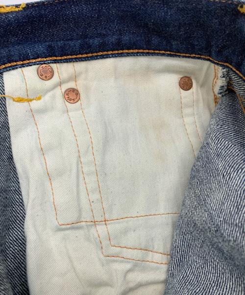 EVISU（エヴィス）EVISU (エヴィス) 2001 カモメペイントデニムパンツ インディゴ サイズ:W35×L35の古着・服飾アイテム