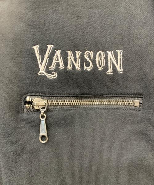 VANSON（バンソン）VANSON (バンソン) 武装戦線ジップパーカー ブラック サイズ:XLの古着・服飾アイテム