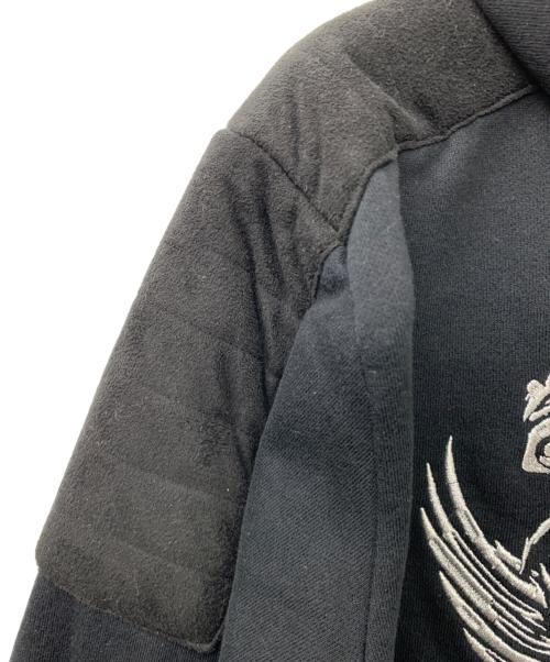 VANSON（バンソン）VANSON (バンソン) 武装戦線ジップパーカー ブラック サイズ:XLの古着・服飾アイテム