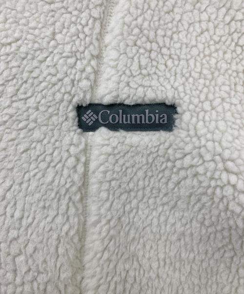 Columbia（コロンビア）Columbia (コロンビア) シカゴアベニューリバーシブルフリースジャケット ホワイト×ベージュ サイズ:Lの古着・服飾アイテム