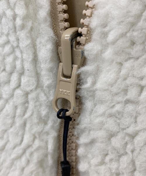 Columbia（コロンビア）Columbia (コロンビア) シカゴアベニューリバーシブルフリースジャケット ホワイト×ベージュ サイズ:Lの古着・服飾アイテム