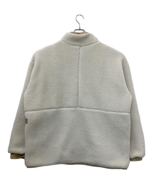 Columbia（コロンビア）Columbia (コロンビア) シカゴアベニューリバーシブルフリースジャケット ホワイト×ベージュ サイズ:XLの古着・服飾アイテム