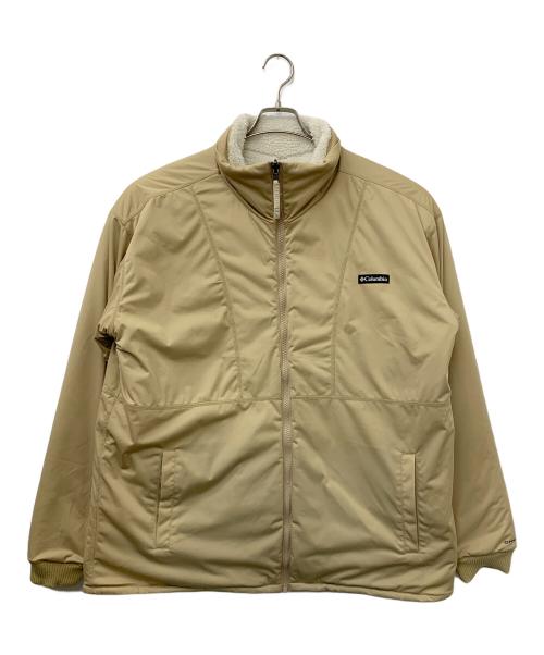Columbia（コロンビア）Columbia (コロンビア) シカゴアベニューリバーシブルフリースジャケット ホワイト×ベージュ サイズ:XLの古着・服飾アイテム
