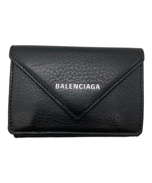 BALENCIAGA（バレンシアガ）BALENCIAGA (バレンシアガ) コンパクトウォレット ブラックの古着・服飾アイテム