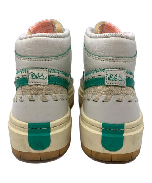 NIKE（ナイキ）NIKE (ナイキ) WMNS AIR JORDAN 1 RETRO HI UNION ホワイト×グリーン サイズ:25の古着・服飾アイテム