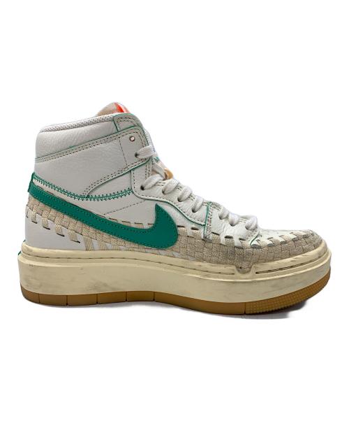 NIKE（ナイキ）NIKE (ナイキ) WMNS AIR JORDAN 1 RETRO HI UNION ホワイト×グリーン サイズ:25の古着・服飾アイテム