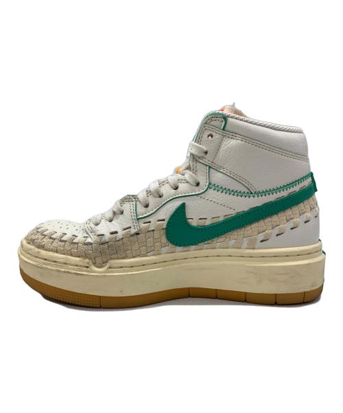 NIKE（ナイキ）NIKE (ナイキ) WMNS AIR JORDAN 1 RETRO HI UNION ホワイト×グリーン サイズ:25の古着・服飾アイテム