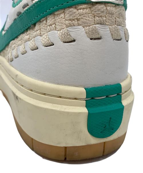 NIKE（ナイキ）NIKE (ナイキ) WMNS AIR JORDAN 1 RETRO HI UNION ホワイト×グリーン サイズ:25の古着・服飾アイテム