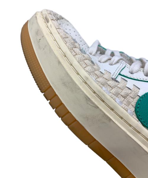 NIKE（ナイキ）NIKE (ナイキ) WMNS AIR JORDAN 1 RETRO HI UNION ホワイト×グリーン サイズ:25の古着・服飾アイテム