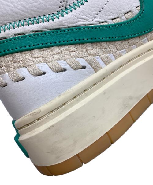 NIKE（ナイキ）NIKE (ナイキ) WMNS AIR JORDAN 1 RETRO HI UNION ホワイト×グリーン サイズ:25の古着・服飾アイテム