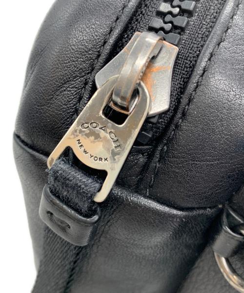 COACH（コーチ）COACH (コーチ) ウエストバッグ シグネチャー ブラック×ブラウンの古着・服飾アイテム