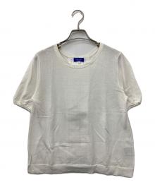 BLUE LABEL CRESTBRIDGE（ブルーレーベルクレストブリッジ）の古着「半袖ブラウス」｜ホワイト