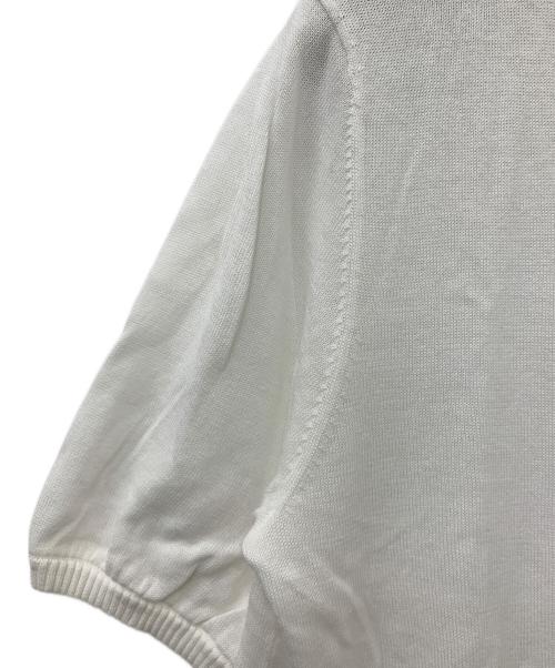 BLUE LABEL CRESTBRIDGE（ブルーレーベルクレストブリッジ）BLUE LABEL CRESTBRIDGE (ブルーレーベルクレストブリッジ) 半袖ブラウス ホワイト サイズ:38の古着・服飾アイテム
