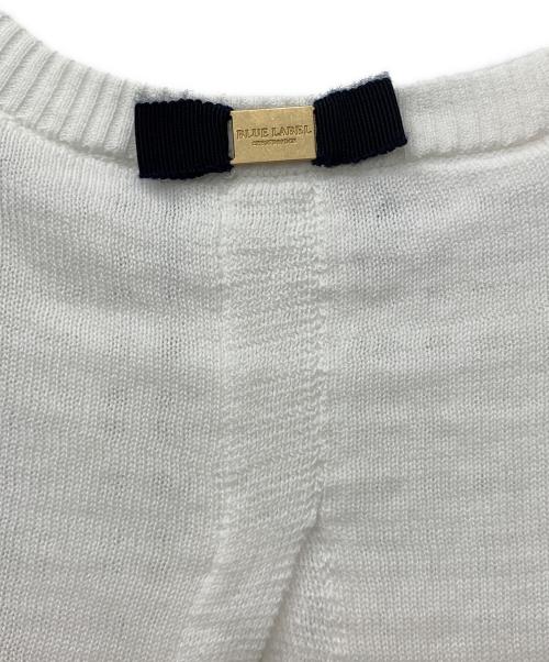 BLUE LABEL CRESTBRIDGE（ブルーレーベルクレストブリッジ）BLUE LABEL CRESTBRIDGE (ブルーレーベルクレストブリッジ) 半袖ブラウス ホワイト サイズ:38の古着・服飾アイテム