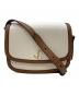 JIMMY CHOO（ジミーチュウ）の古着「JC Satchel M」｜アイボリー×ブラウン