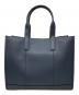MICHAEL KORS (マイケルコース) Cooper Logo Embossed Pebbled Leather Tote Bag ネイビー：15000円
