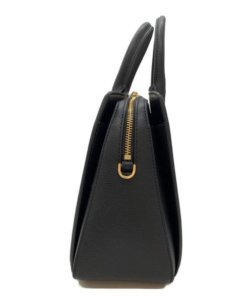 MICHAEL KORS（マイケルコース）MICHAEL KORS (マイケルコース) LAILA レザー サッチェル ミディアム ブラックの古着・服飾アイテム