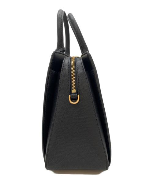MICHAEL KORS（マイケルコース）MICHAEL KORS (マイケルコース) LAILA レザー サッチェル ミディアム ブラックの古着・服飾アイテム