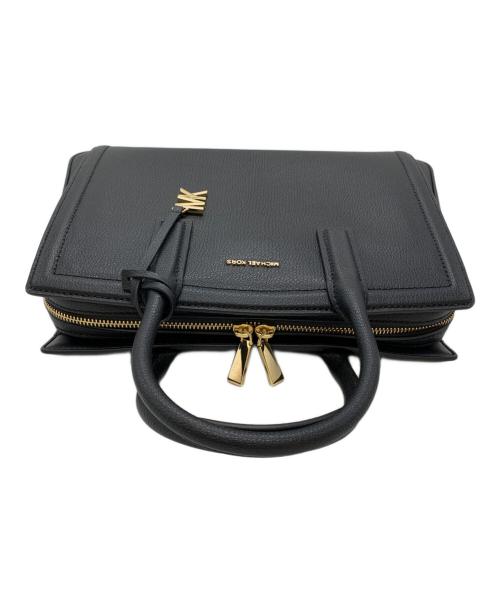 MICHAEL KORS（マイケルコース）MICHAEL KORS (マイケルコース) LAILA レザー サッチェル ミディアム ブラックの古着・服飾アイテム