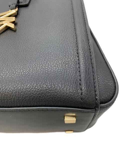 MICHAEL KORS（マイケルコース）MICHAEL KORS (マイケルコース) LAILA レザー サッチェル ミディアム ブラックの古着・服飾アイテム