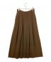 MaxMara (マックスマーラ) タックスカート ブラウン サイズ:40：6000円