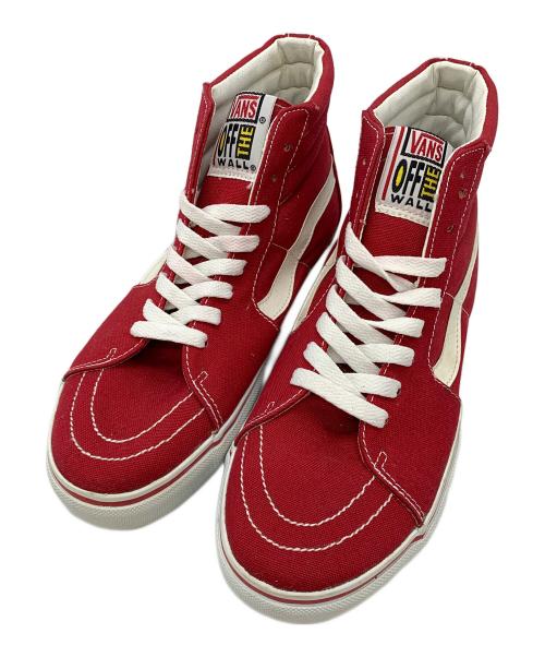 VANS（ヴァンズ）VANS (ヴァンズ) SK8-Hi レッド サイズ:25の古着・服飾アイテム