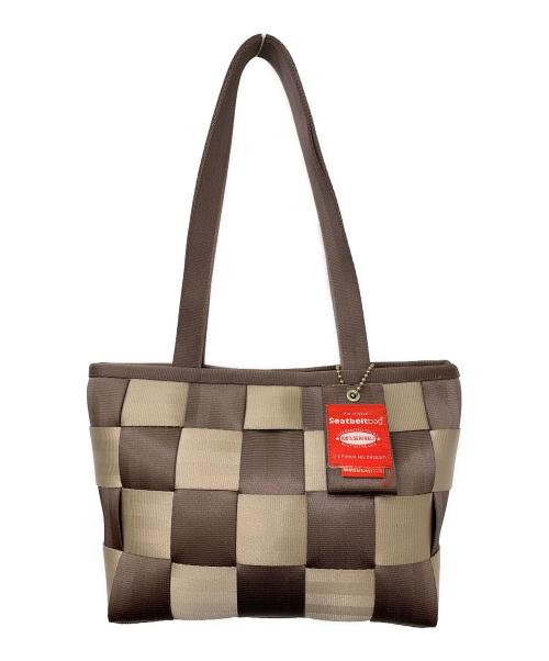 Seatbeltbag（シートベルトバッグ）Seatbeltbag (シートベルトバッグ) トートバッグ ベージュ×ブラウンの古着・服飾アイテム