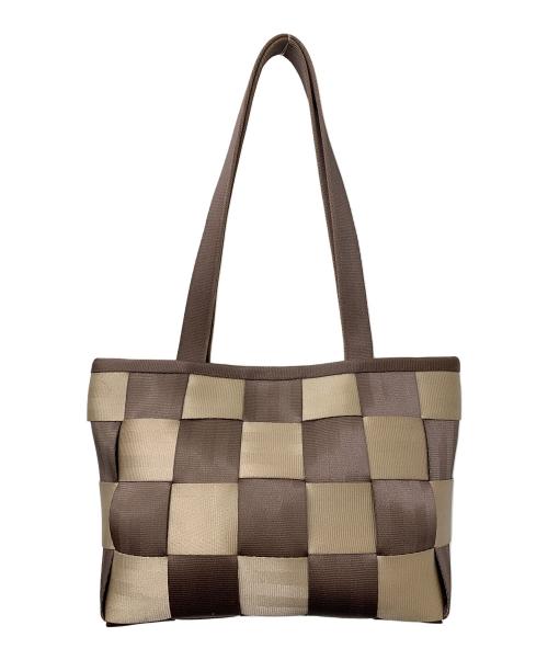 Seatbeltbag（シートベルトバッグ）Seatbeltbag (シートベルトバッグ) トートバッグ ベージュ×ブラウンの古着・服飾アイテム