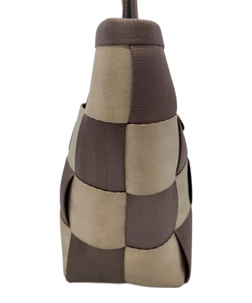Seatbeltbag（シートベルトバッグ）Seatbeltbag (シートベルトバッグ) トートバッグ ベージュ×ブラウンの古着・服飾アイテム