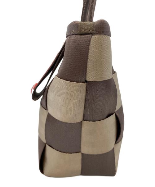 Seatbeltbag（シートベルトバッグ）Seatbeltbag (シートベルトバッグ) トートバッグ ベージュ×ブラウンの古着・服飾アイテム