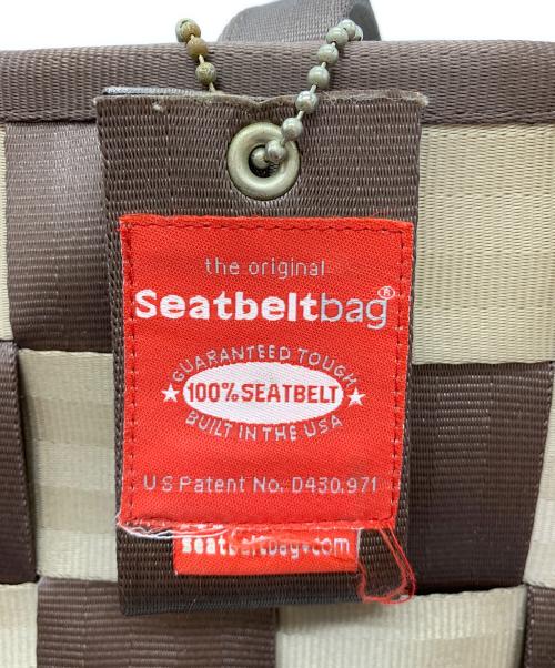 Seatbeltbag（シートベルトバッグ）Seatbeltbag (シートベルトバッグ) トートバッグ ベージュ×ブラウンの古着・服飾アイテム