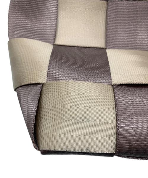 Seatbeltbag（シートベルトバッグ）Seatbeltbag (シートベルトバッグ) トートバッグ ベージュ×ブラウンの古着・服飾アイテム