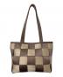 Seatbeltbag (シートベルトバッグ) トートバッグ ベージュ×ブラウン：3000円