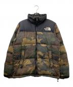 THE NORTH FACEザ ノース フェイス）の古着「Novelty Nuptse Jacket」｜グリーン×ブラック