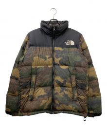THE NORTH FACE（ザ ノース フェイス）の古着「Novelty Nuptse Jacket」｜グリーン×ブラック