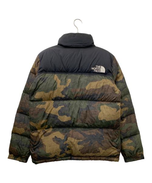 THE NORTH FACE（ザ ノース フェイス）THE NORTH FACE (ザ ノース フェイス) Novelty Nuptse Jacket グリーン×ブラック サイズ:Lの古着・服飾アイテム