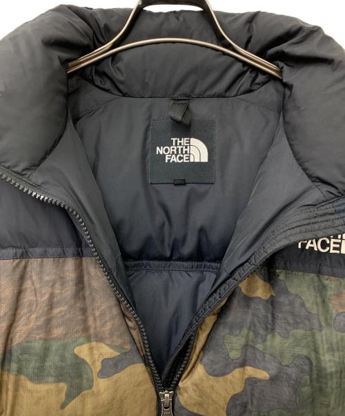 THE NORTH FACE（ザ ノース フェイス）THE NORTH FACE (ザ ノース フェイス) Novelty Nuptse Jacket グリーン×ブラック サイズ:Lの古着・服飾アイテム